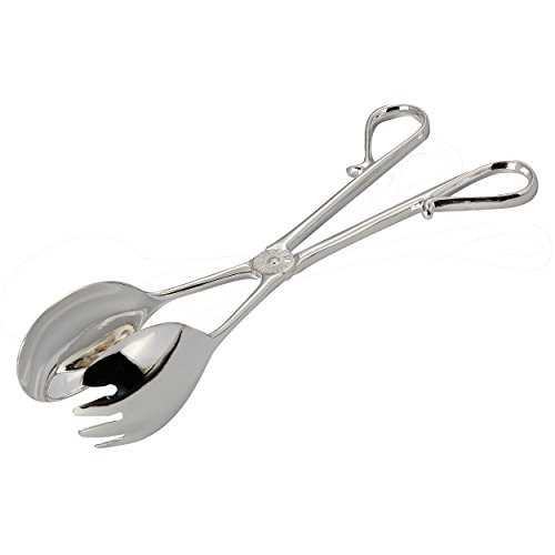 エレガンス シルバー 82087 シルバーメッキ ジャンボ サラダ トング、10 インチ Elegance Silver 82087 Silver Plated Jumbo Salad Tongs, 10\