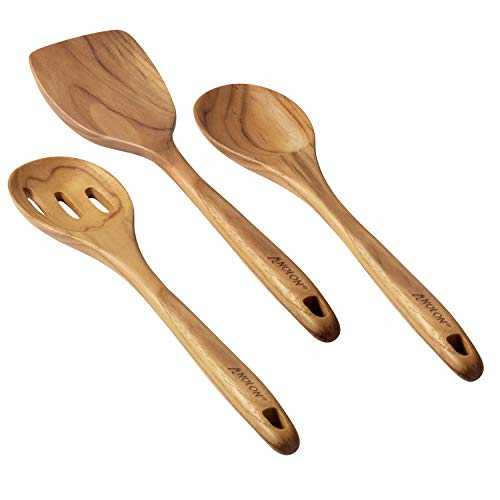 Anolon チークウッドツール 13 in物の具仕掛ける、3 天下太平 Anolon Teak Wood Tools 13-Inch Tool Set, 3-Piece キッチン用品・食器・調理器具-その他