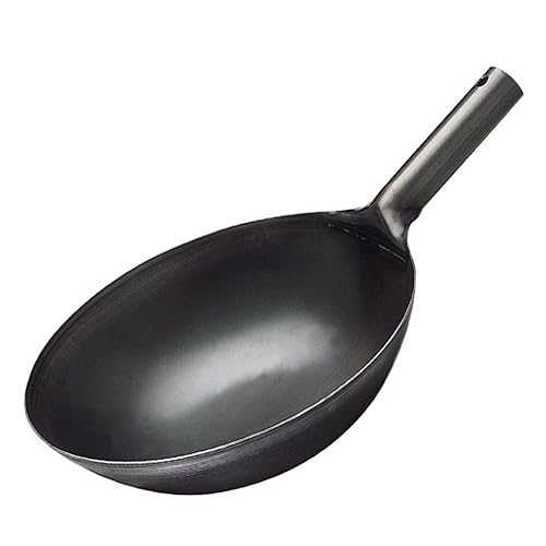 HOKURIKUALUMI Fuji Merchandise 30CM PEKING WOK, One Size, Black