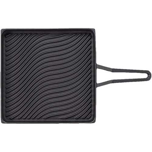 Iwachu 60006 Japan Brand Pro Arte Grill Pan, Large, Induction Compatible, Nambu Ironware