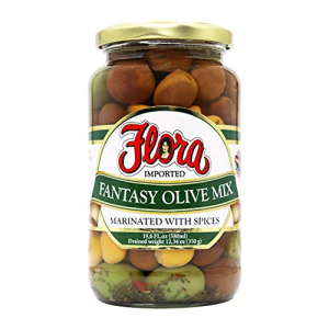 Flora Fine Foods Olive Fantasy Mix with Lupini In Brine (19 oz.)画像