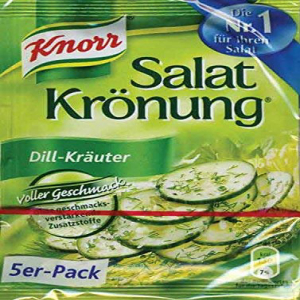 ドイツ産 Knorr Salat Kronung Dill-Krauter サラダ ハーブとディル 5 パック From Germany Knorr Salat Kronung Dill-Krauter Salad Herbs and Dill 5 Pack画像