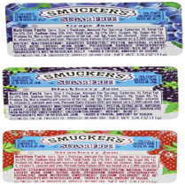 Smuckers シュガーフリージャム詰め合わせ、3/8 オンス -- ケースあたり 200 個。 Smuckers Assorted Sugar Free Jam, 3/8 Ounce -- 200 per case.画像