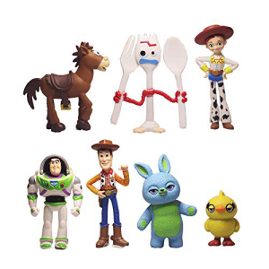 7 個のトイストーリーケーキトッパー置物トイストーリーカップケーキトッパートイストーリーパーティー置物漫画アクションフィギュアケーキデコレーショントイストーリーパーティー用品 7 PCS Toy Story Cake Toppers Figurines toy story Cupcake topper Toy画像