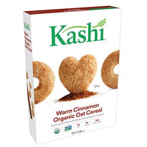 Kashi Heart to Heart、朝食用オーツシリアル、オーガニック ウォーム シナモン、非遺伝子組み換えプロジェクト認証済み、12 オンス Kashi Heart to Heart, Breakfast Oat Cereal, Organic Warm Cinnamon, Non-GMO Project Verified, 12 oz画像