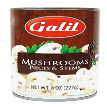 ガリルマッシュルームの部分と茎、8オンス（12個パック） Galil Mushrooms Pieces and Stems, 8 Ounce (Pack of 12)画像