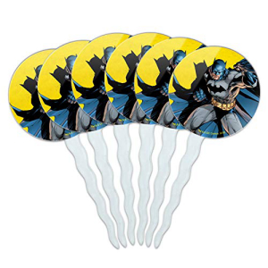 グラフィックなど バットマン キャラクター カップケーキ ピック トッパー デコレーション 6 個セット GRAPHICS & MORE Batman Character Cupcake Picks Toppers Decoration Set of 6画像