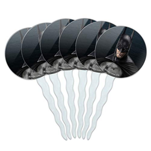 グラフィックなど バットマン アーカム アサイラム ビデオゲーム カップケーキピック トッパー デコレーション 6個セット GRAPHICS & MORE Batman Arkham Asylum Video Game Cupcake Picks Toppers Decoration Set of 6画像