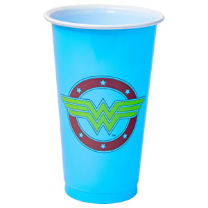 シルバーバッファロー DCコミックス ワンダーウーマン 使い捨てドリンクカップ 20個パック、18オンス Silver Buffalo DC Comics Wonder Women 20 Pack Disposable Drinking Cups, 18 Ounces画像