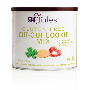 gfJules カットアウトクッキーミックス、認定グルテンフリー、トップ 8 アレルゲンフリー、コーシャー、19 オンス缶 gfJules Cut Out Cookie Mix, Certified Gluten Free, Top 8 Allergen Free, Kosher, 19oz Can画像