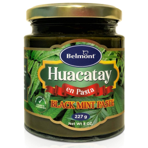 ベルモント フアカテイ ブラック ミント ペースト (7.5 オンス/220 g) Belmont Huacatay Black Mint Paste (7.5 oz/220 g)画像