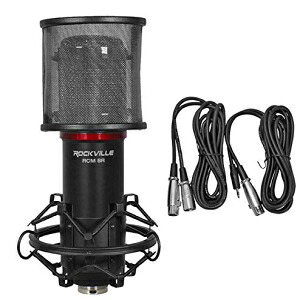 Rockville Studio/レコーディング コンデンサー マイク マイク、Samsung コンデンサー付き (RCM SR) Rockville Studio/Recording Condenser Microphone Mic w/Samsung Capacitors (RCM SR)