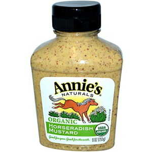 その他 Annie's Naturals Organic Horseradish Mustard - 9 fl oz