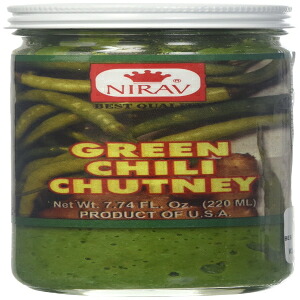 Nirav, グリーンチリチャツネ、220 グラム (gm) Nirav, Green Chili Chutney, 220 Grams(gm)