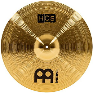Meinl 18 インチ クラッシュ シンバル - HCS トラディショナル フィニッシュ ブラス製ドラムセット用、ドイツ製、2 年保証 (HCS18C) Meinl Cymbals Meinl 18" Crash Cymbal - HCS Traditional Finish Brass for Drum Set, Made In Germany,｜Glomarket