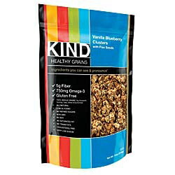 Kind Bar ヘルシー グレイン クラスター: 亜麻仁入りバニラ ブルーベリー。11オンス Kind Bar Healthy Grains Clusters: Vanilla Blueberry with Flax Seeds; 11 oz.画像