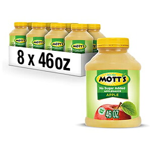 Mott's No Sugar Added Applesauce, 46 Oz Jar (Pack Of 8), Good Source Of Vitamin C, No Artificial Flavors 15,644円