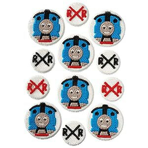 ウィルトン きかんしゃトーマス 食用アイシングデコレーション BB7104242 Wilton BB7104242 Thomas the Train Edible Icing Decorations画像