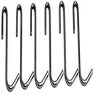 Enclume Essentials Pot Hook, Set of 6, Use with Pot Racks, Hammered Steel