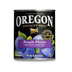 Oregon Fruit Whole Purple Plums in Heavy Syrup, 15-Ounce Cans (Pack of 8) 12,363円