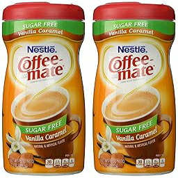COFFEEMATE CARB バニラキャラメル、10.2 オンス (2 個パック) Nestle COFFEEMATE CARB VANILLA CARAMEL, 10.2 Ounce (Pack of 2)