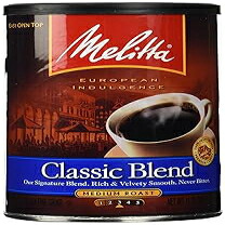 Melitta Classic Blend Medium Roast Ground Coffee, 11-Ounce (Pack Of 4)