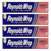 レイノルズラップ アルミホイル (30 平方フィート、4 個パック) Reynolds Wrap Aluminum Foil (30 Sq Ft , Pack of 4)