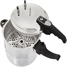 Uniware 1050-20 4 Liter Ul Listed Aluminum Pressure Cooker with Steamer 鍋-圧力鍋