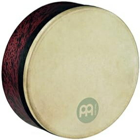 Meinl Percussion 12 インチ フレームドラム、ディープシェル Mizhar - 中国製ではありません - ゴートスキンヘッド、ブラウンバール仕上げ、2 年保証 (FD12T-D) Meinl Percussion 12\