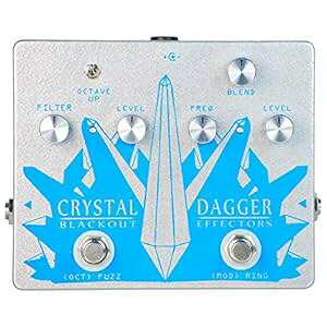ブラックアウト エフェクター クリスタル ダガー リング モッド/フェイザー/ファズ ペダル Blackout Effectors Crystal Dagger Ring Mod/Phaser/Fuzz Pedal
