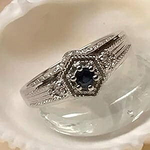 天然サファイア 925 ソリッド スターリング シルバー エンゲージメント リング サイズ 9 Natural Rocks by Kala Natural Sapphire 925 Solid Sterling Silver Engagement Ring Size 9