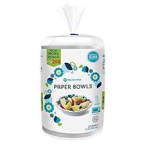 メンバーズ マーク ウルトラ スナック/ディップ ペーパー ボウル (12 オンス、200 カラット) Member's Mark Ultra Snack/Dip Paper Bowls (12 oz., 200 ct.)