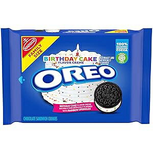 OREO Birthday Cake Chocolate Sandwich Cookies, 1-17 oz