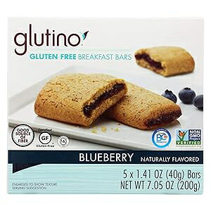 glutino Blueberry Breakfast Bars (12 Bxs of 7.05oz)