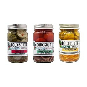 職人のピクルスサンプラー Doux South Artisan Pickle Sampler