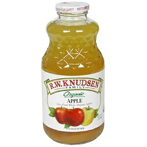 オーガニックアップル 32オンス (6個入り) Knudsen Organic Apple 32 Ounces (Case of 6)