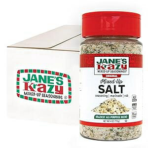Jane's Krazy ミックスアップ ソルト、4 オンス ユニット (12 個パック) Jane's Krazy Mixed Up Salt, 4-Ounce Unit (Pack of 12)