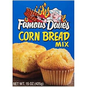Famous Dave's Corn Bread Mix (Pack of 6)