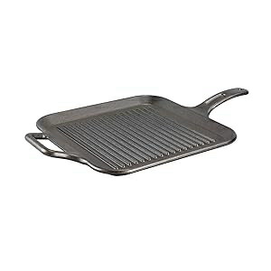 Lodge BOLD 12 Inch Seasoned Cast Iron Grill Pan; Design-Forward Cookware