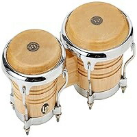 LPM199-AW LPMC ミニ チューナブル ナチュラル ウッド ボンゴ Latin Percussion LPM199-AW LPMC Mini Tunable Natural Wood Bongos