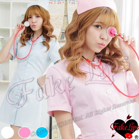 【楽天市場】FakeLips コスプレ ナース ハロウィン ナース服 看護婦 コスチューム 衣装：BABY MOON