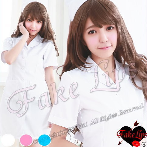【楽天市場】FakeLips コスプレ ナース ハロウィン ナース服 看護婦 コスチューム 衣装：BABY MOON