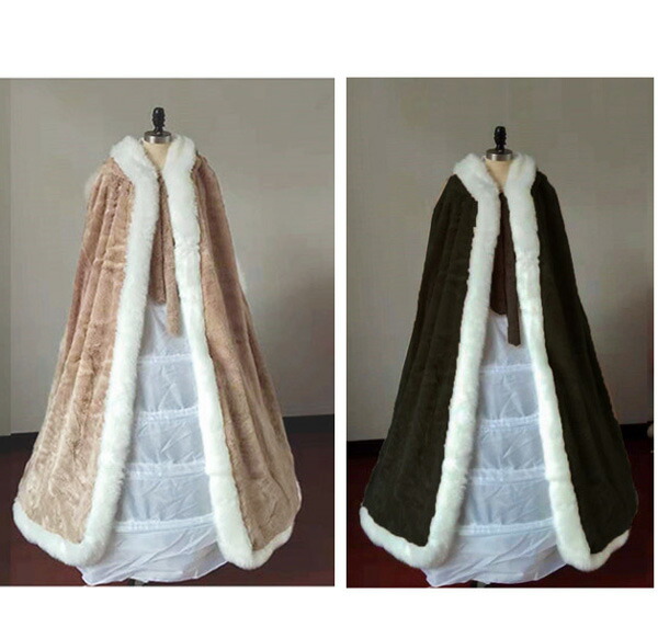 楽天市場 ロング マント もこもこ マントフード付き 丈 100cm 1cm 130cm 150cm 演出 白 ピンク ブラウン 黒 高品質 イベント 防寒防風 裏起毛 クリスマス ハロウィン Fucoa Cl