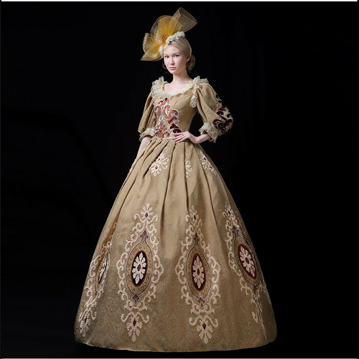 欧風宮廷服 女性用 西洋 貴族の衣装 ロングドレス ステージ衣装 フランス式 新劇衣装 学園祭 文化祭 舞踏会 ハロウィン 着丈 サイズ指定可 S M L Xl 2xl Mavipconstrutora Com Br
