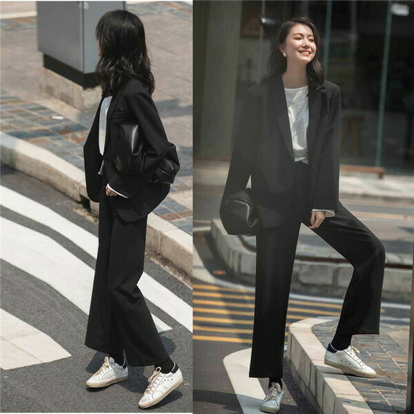 スーツ レディース セットアップ カジュアル ブラック フォーマル 洗える ビジネス オフィス リクルート 通勤 ママ 母親 パンツスーツ おしゃれ ジャケット Xs S M L入園式 入学式 卒業式 卒園式 お宮参り 服装 結婚式 Southwestne Com