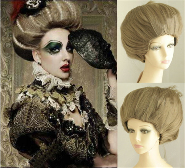 中世の貴族風 かつら ヨーロッパ 貴族 王族 宮廷 女性用 フルウィッグ コスプレウィッグ 耐熱ウィッグ 新劇演出 現代劇演出 記念撮影 写真撮影用コスチューム ハロウィン 仮装 大人用 Bouncesociety Com