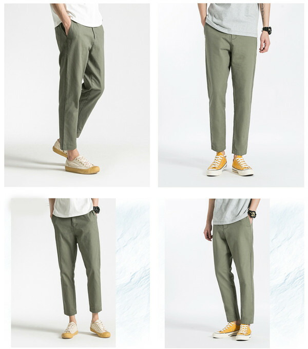 カジュアルパンツ スラックス メンズ ストレッチ 九分丈ズボン クロップドパンツ ゆったり 洗える 夏用 ビジネス 全4色 綿 父の日ギフト プレゼント Butlerchimneys Com