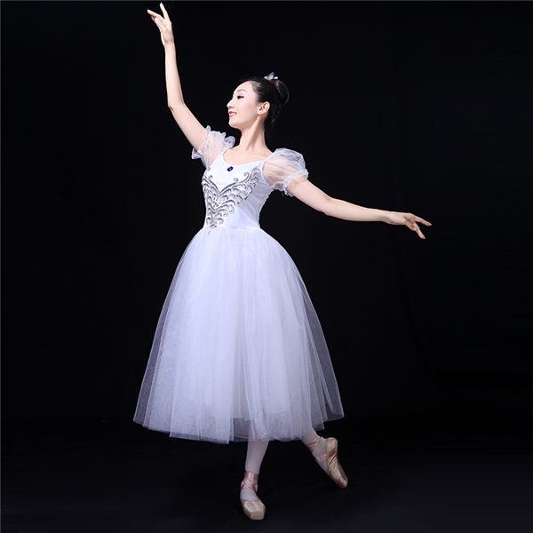 卸売 バレエ チュチュ ホワイト 大人 バレエレオタード ダンス衣装 袖あり バレエダンス ダンス レッスン バレリーナ 衣装 舞台 ステージ 演出服 練習用 発表会 リハーサル バレエ用品 白 ジュニア かわいい おしゃれ ダンスウェア イベント Toyama Nozai Co Jp