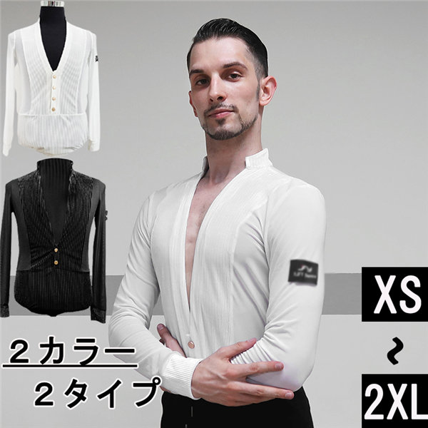 楽天市場】男性 ダンス 衣装 ラテン 上着 ウェア レオタード T
