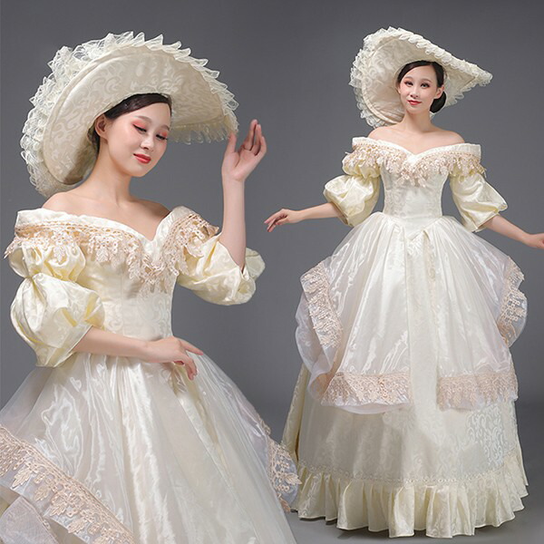 中世 貴婦人ドレス ステージ 衣装 肩出し オフショルダー 中世ドレス ヨーロッパ 貴族 王族服 ジュリエット カラードレス 演出 現代劇演出 ヨーロッパ風 演出 パーティードレス eh166jcjczr 楽天市場】中世 貴婦人ドレス ステージ 衣装 肩出し オフショルダー